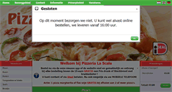Desktop Screenshot of pizzerialascala.nl
